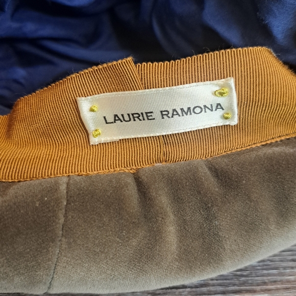 Laurie Ramona Vintage Bucket Hat Velvet Patchwork Multicolored Unisex Y2K Hat - Picture 11 of 14